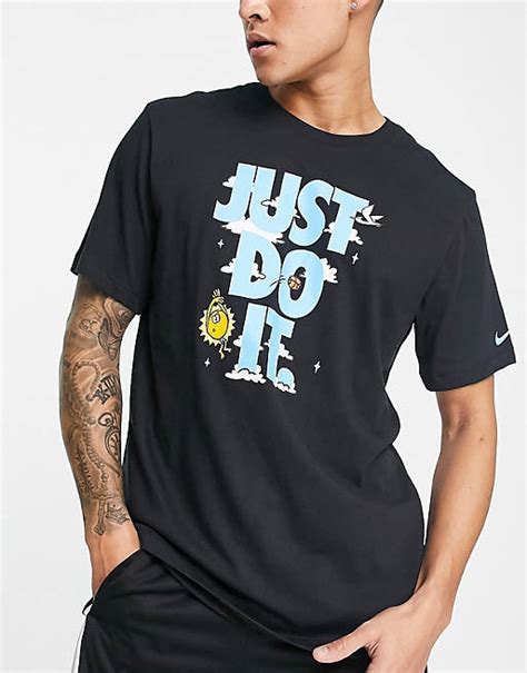 nike just do it schwarzes t-shirt mit logo|Nike Sportswear JDI Men's T.